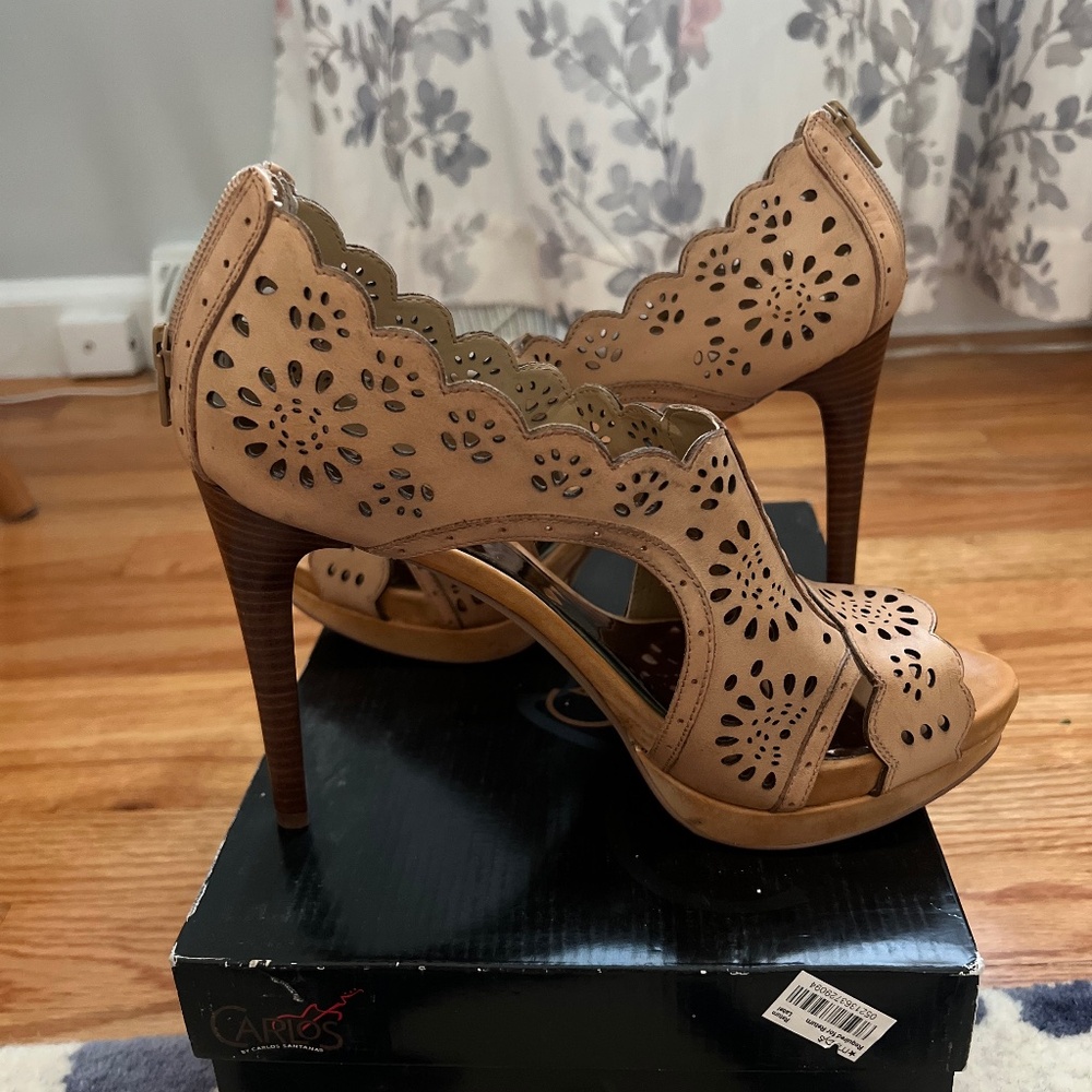 Carlos Santana platform heels